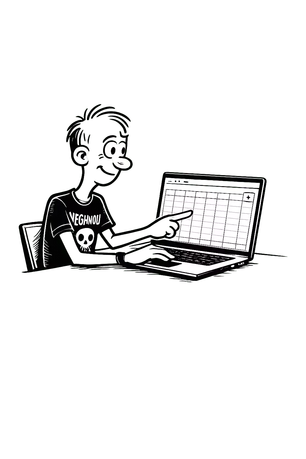 Gary extending the customer table with confidence