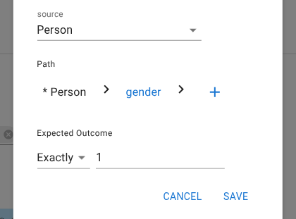 Screenshot: Relational classification with relation path
